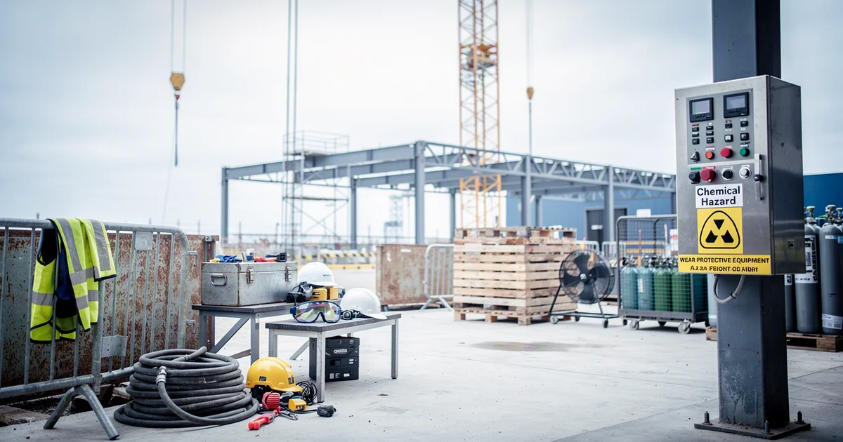 industrial scene illustrating chemical labels 4 myths that make hazard communication look complete — Chemical Labels: 4 Myths