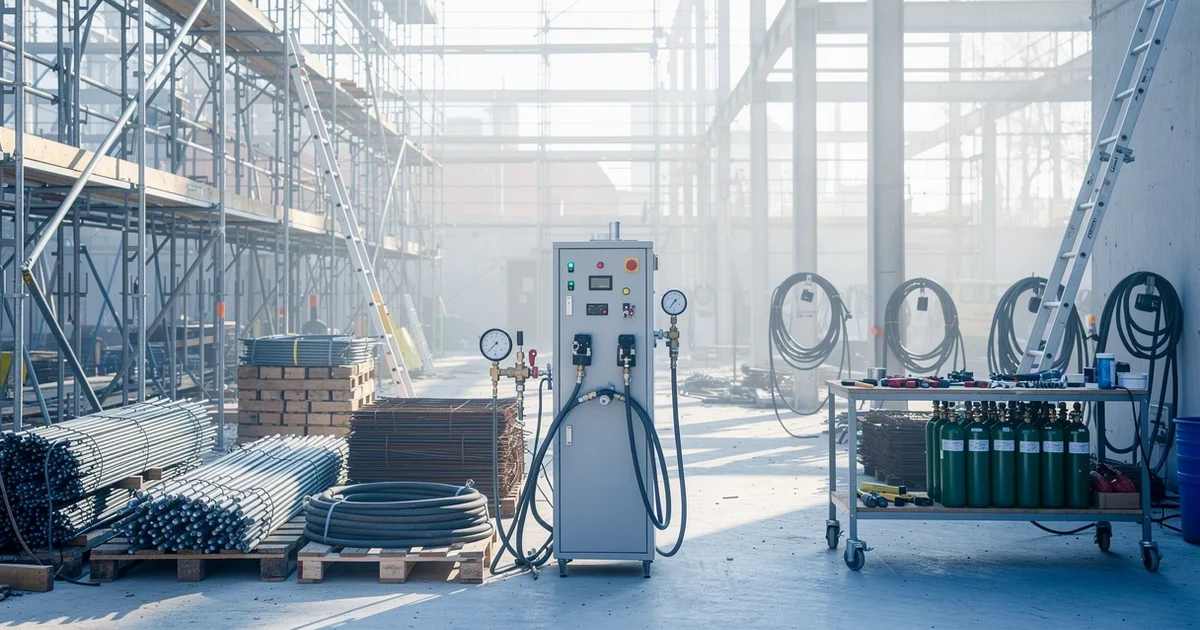 industrial scene illustrating compressed air safety 5 myths maintenance crews still believe — Compressed Air Safety: 5 Myths