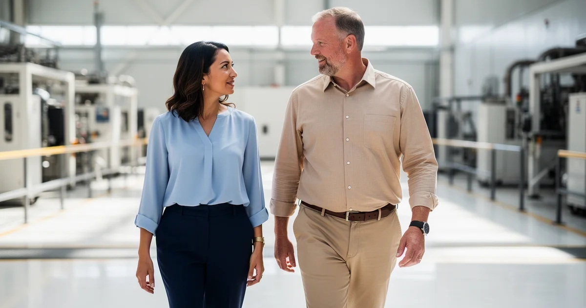 leadership scene showing how andrea hernandez thinks about context before compliance in safety — How Andrea Hernandez Thinks